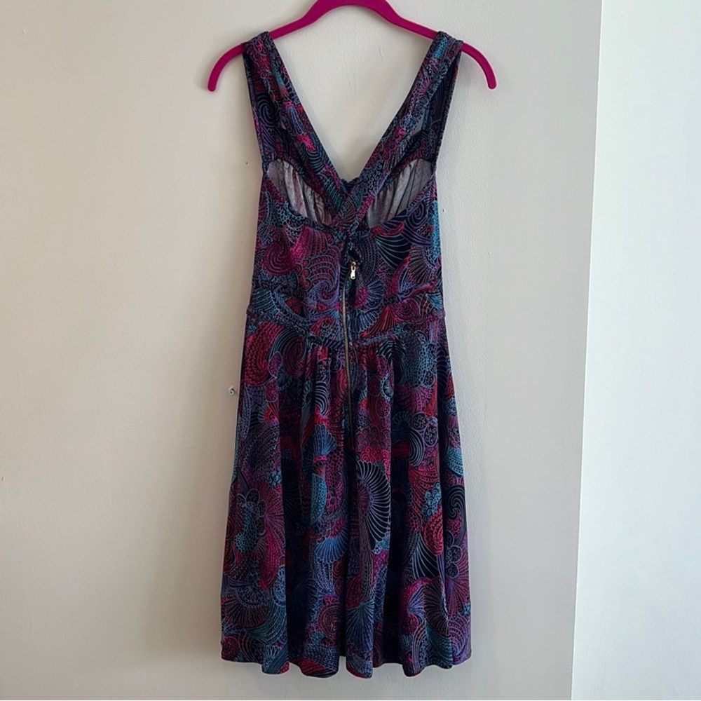 Marc by Marc Jacobs Navy and Red Printed Mini Dress - Picture 4 of 4